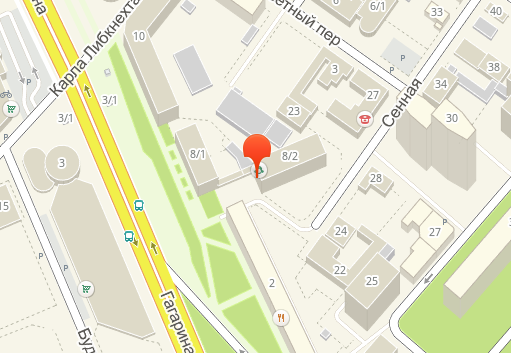 Гагарина, 8/2 (ост. Дом туриста)